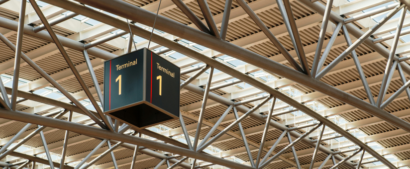 Airport signage and space